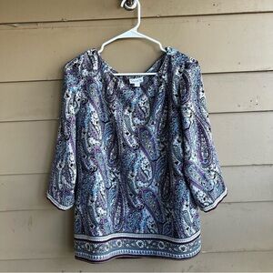 J.Jill Paisley Top - Size LP - Bohemian Modest